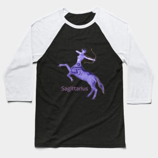 Sagittarius woman girl centaur with bow and arrow Baseball T-Shirt